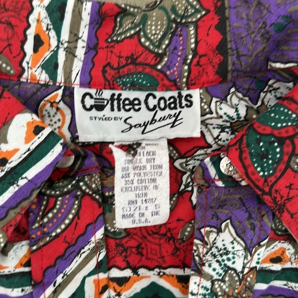 Coffee Coats Vintage Housecoat - Picture 2 of 5